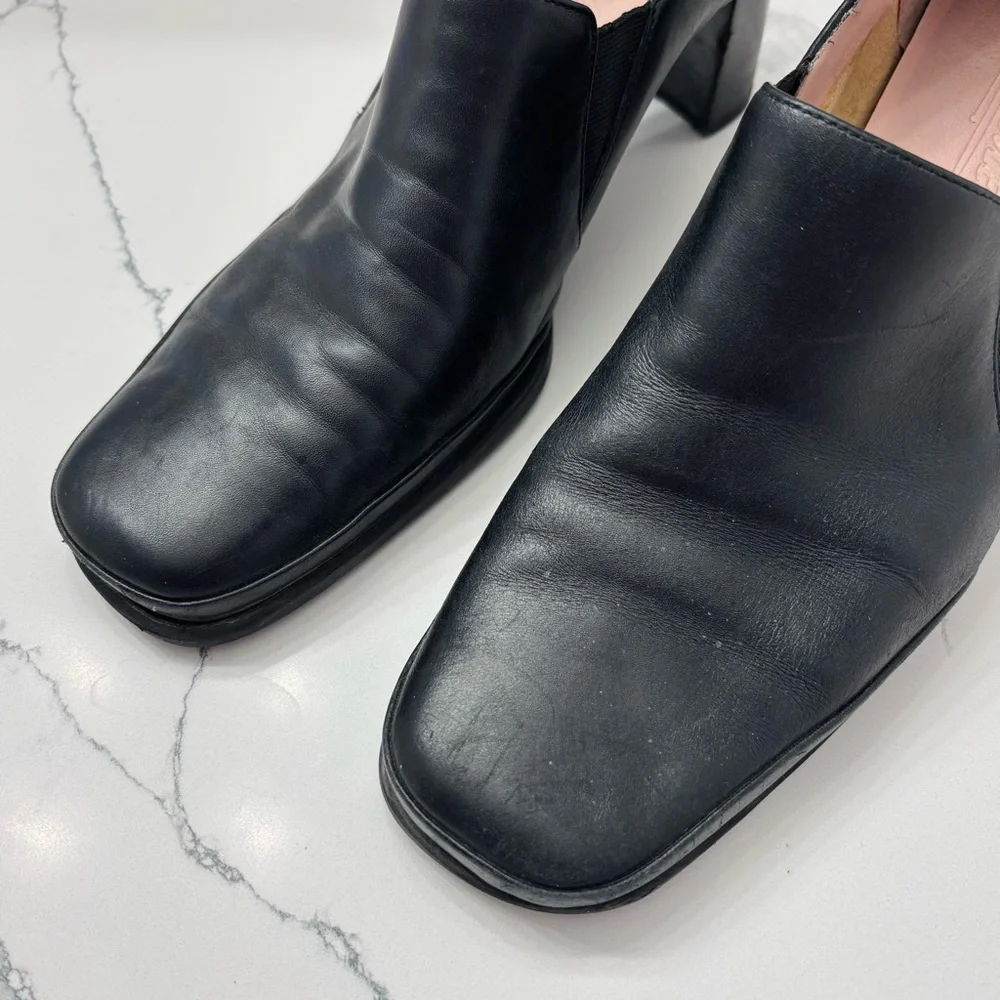 Vintage Aerosoles Women’s Black Leather Pump Heels, Size 9.5M - Picture 7 of 8